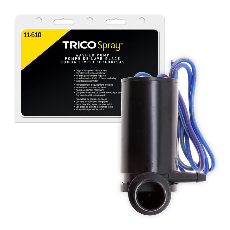 TRICO Spray Automotive Replacement Windshield Washer Pump (11-610) Fits Select Nissan Model Years - Image 1